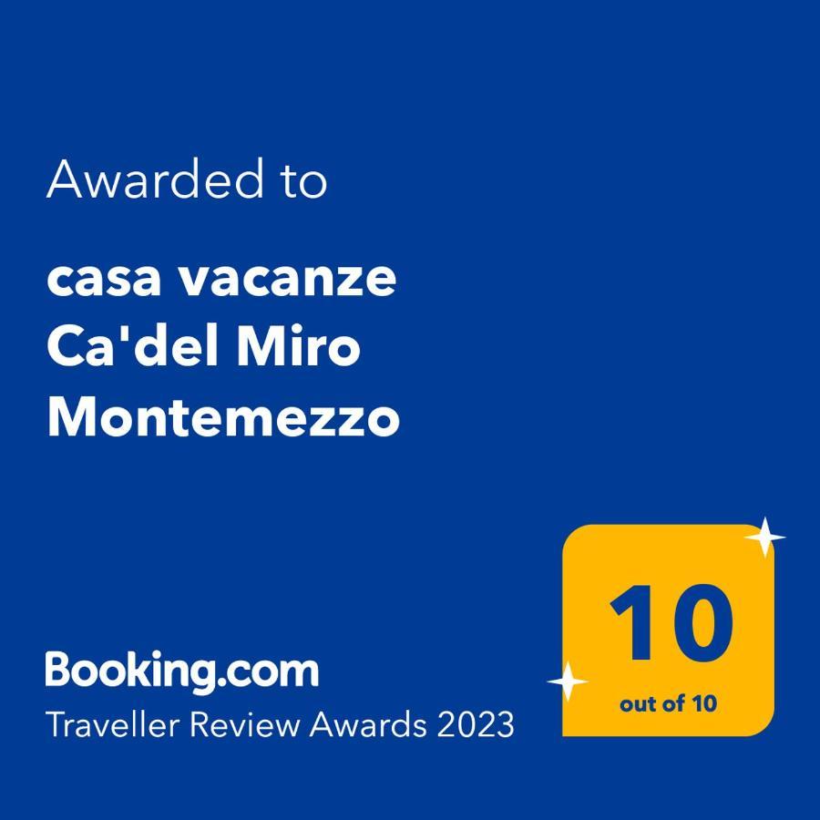 Casa Vacanze Ca'Del Miro Montemezzo Bugiallo Exteriér fotografie